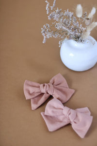 Naturally Dyed Hair Bows: The Margot