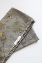 Load image into Gallery viewer, Eco Printed Organic cotton Bandana - hand dyed with natural dyes
